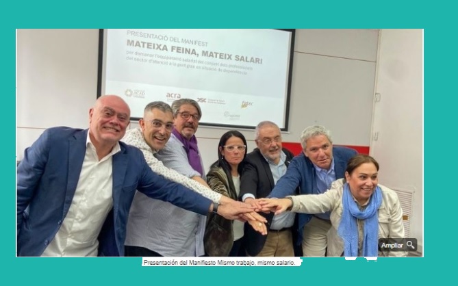 MANIFEST: “MATEIXA FEINA, MATEIX SALARI”
