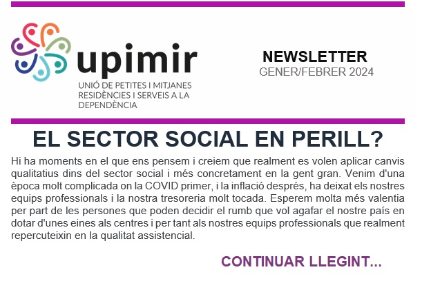 NEWSLETTER GENER-FEBRER