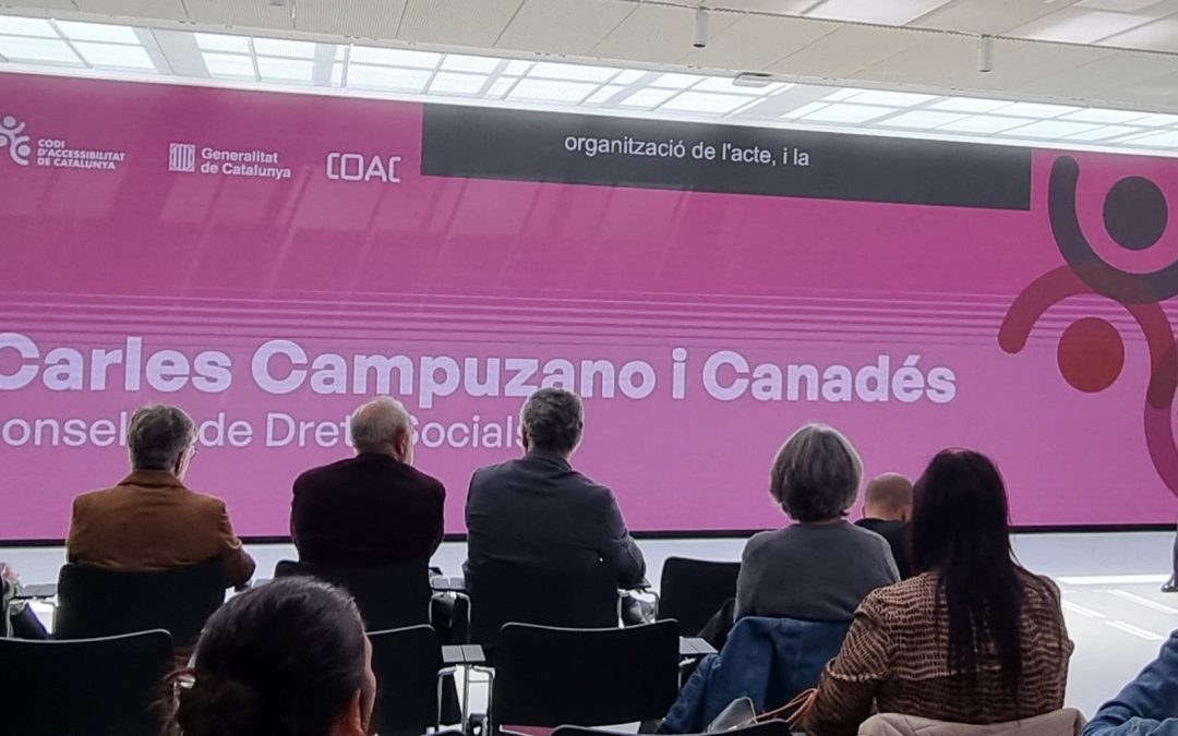 JORNADA SOBRE EL CODI D’ACCESIBILITAT DE CATALUNYA