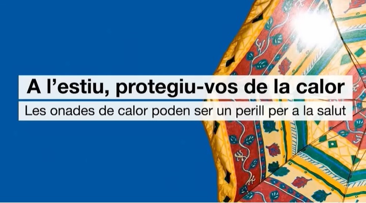 A L’ESTIU PROTEGIU-VOS DE LA CALOR