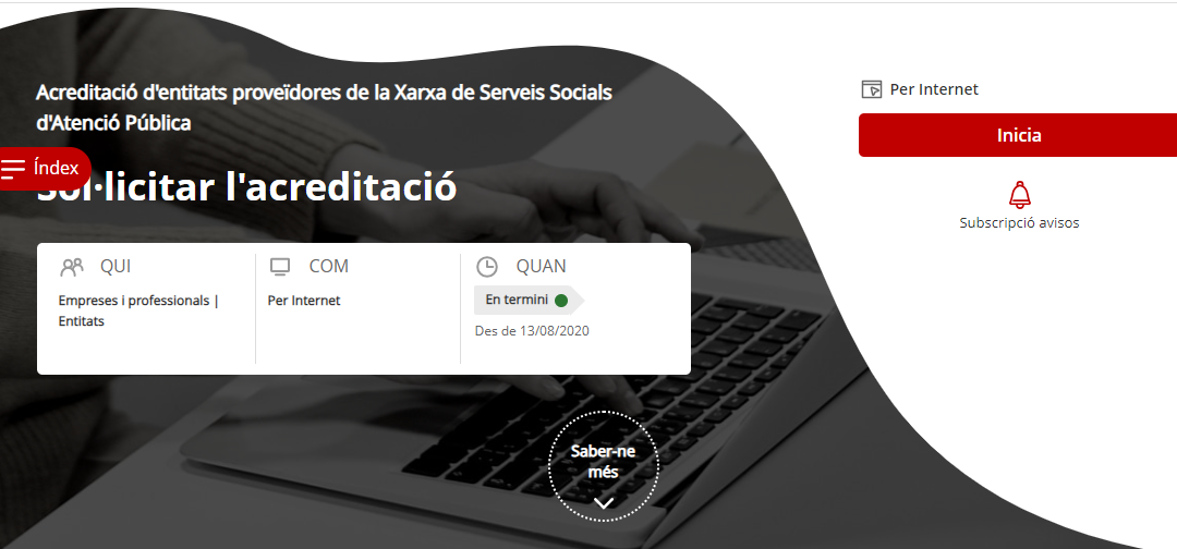 ACREDITACIÓ D’ENTITATS TERMINI 5 D’ABOST