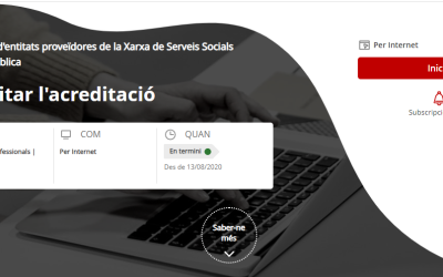 ACREDITACIÓ D’ENTITATS TERMINI 5 D’ABOST
