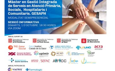 MASTER GESAPH: 1 D’OCTUBRE ÚLTIMA SESSIO INFORMATIVA