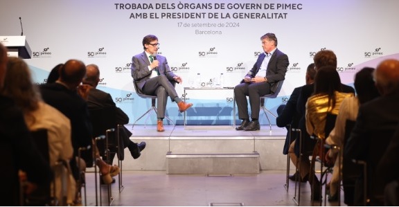 TROBADA DELS ÒRGANS DE GOVERN I DE GESTIÓ DE PIMEC AMB EL PRESIDENT DE LA GENERALITAT