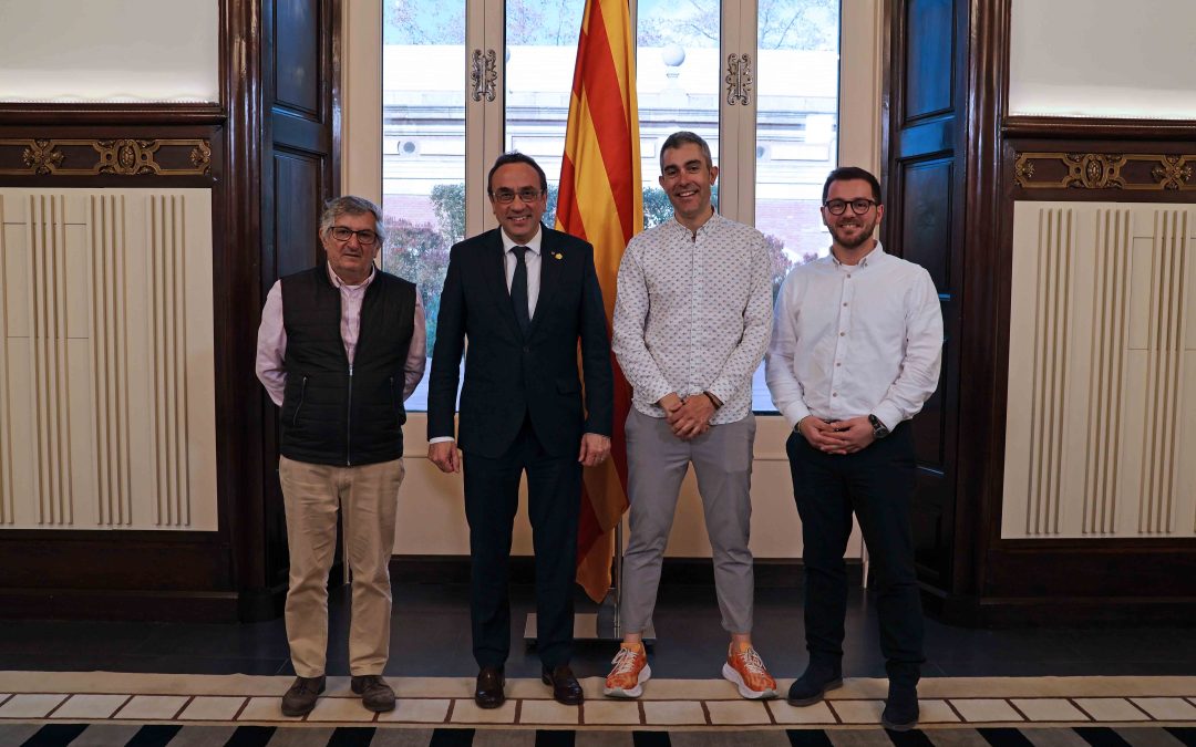 AUDIÈNCIA AMB EL MH PRESIDENT DEL PARLAMENT