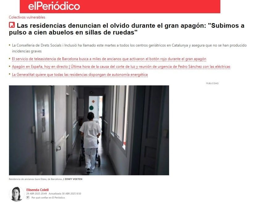 EL PERIODICO- ARTICLE 29-04-25